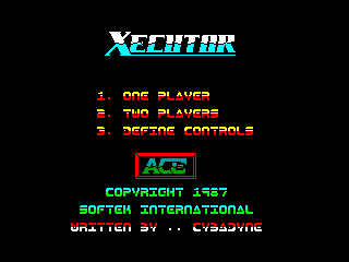 Xecutor — ZX SPECTRUM GAME ИГРА