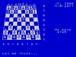 Colossus Chess 4 — ZX SPECTRUM GAME ИГРА