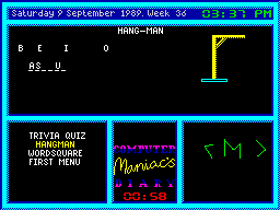 Computer Maniac's 1989 Diary — ZX SPECTRUM GAME ИГРА