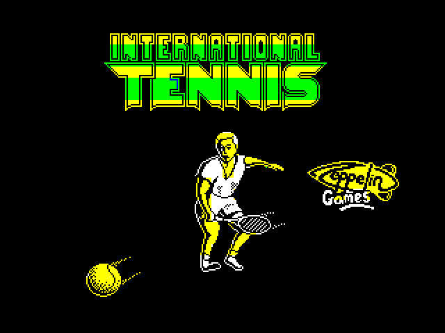 International Tennis — ZX SPECTRUM GAME ИГРА
