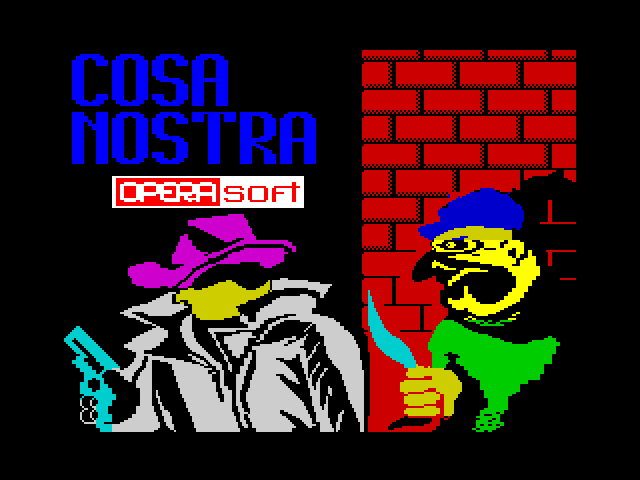 Cosa Nostra — ZX SPECTRUM GAME ИГРА