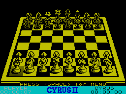 Cyrus II — ZX SPECTRUM GAME