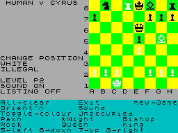 Cyrus IS Chess — ZX SPECTRUM GAME ИГРА