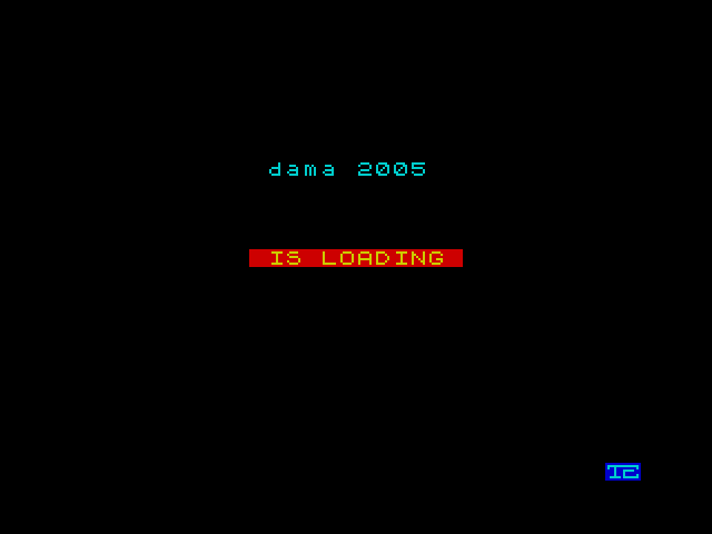 Dama — ZX SPECTRUM GAME ИГРА