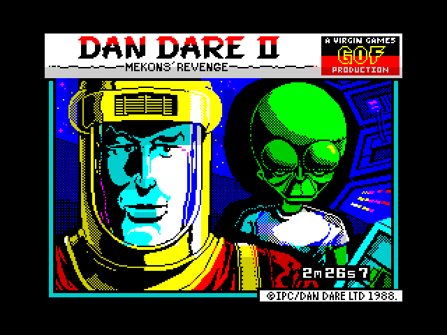 Dan Dare II: Mekon's Revenge — ZX SPECTRUM GAME