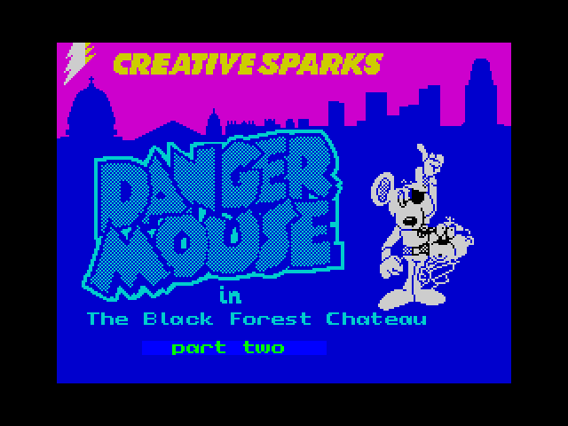 Danger Mouse in the Black Forest Chateau — ZX SPECTRUM GAME