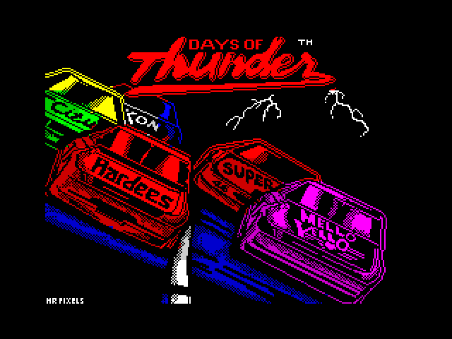 Days of Thunder — ZX SPECTRUM GAME