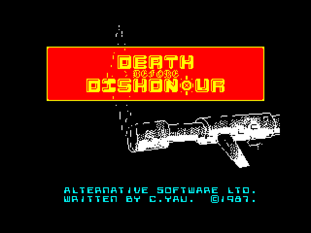 Death Before Dishonour — ZX SPECTRUM GAME ИГРА