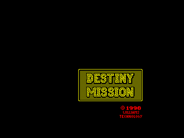 Destiny Mission — ZX SPECTRUM GAME