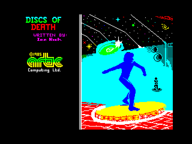 Discs of Death — ZX SPECTRUM GAME ИГРА