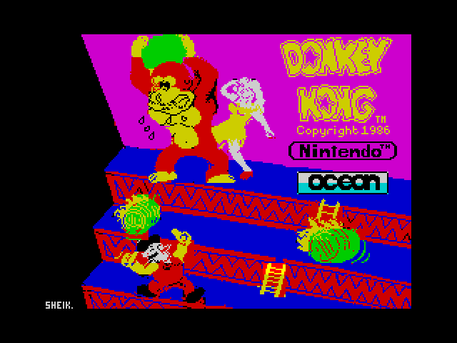 Donkey Kong — ZX SPECTRUM GAME ИГРА
