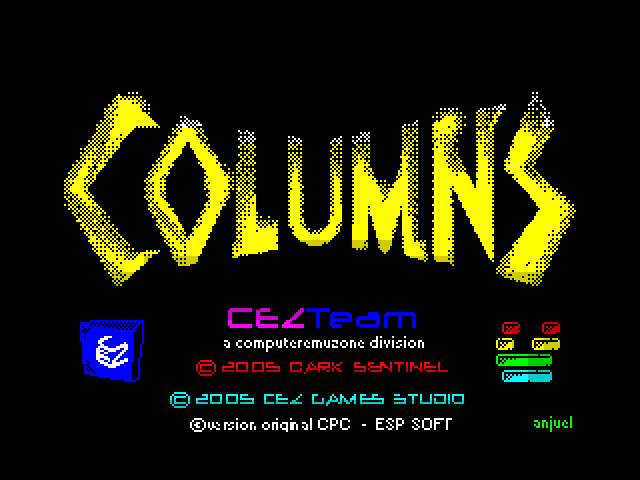 Columns — ZX SPECTRUM GAME ИГРА