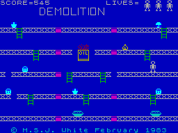 Demolition — ZX SPECTRUM GAME ИГРА