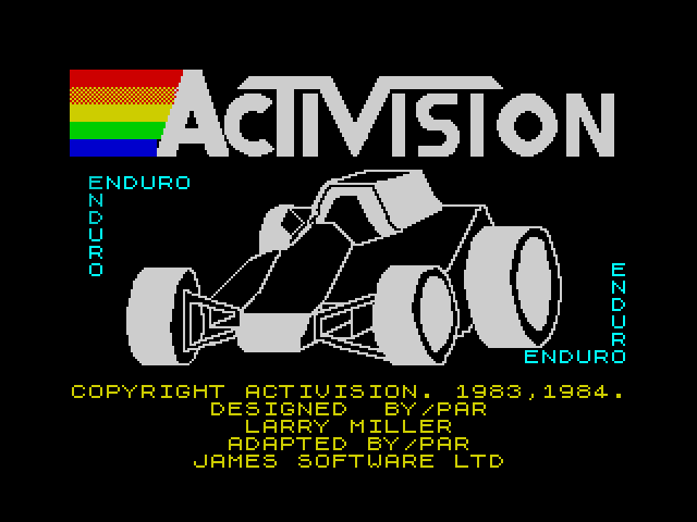 Enduro — ZX SPECTRUM GAME ИГРА