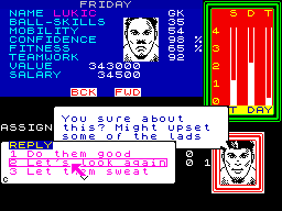 European Superleague — ZX SPECTRUM GAME