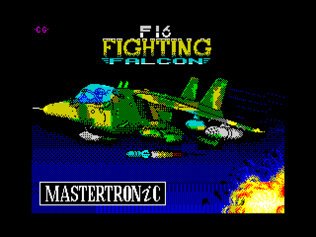 F-16 Fighting Falcon — ZX SPECTRUM GAME ИГРА