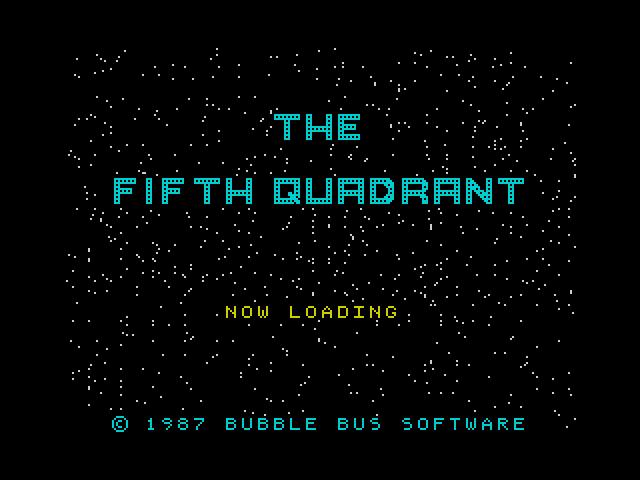 The Fifth Quadrant — ZX SPECTRUM GAME ИГРА