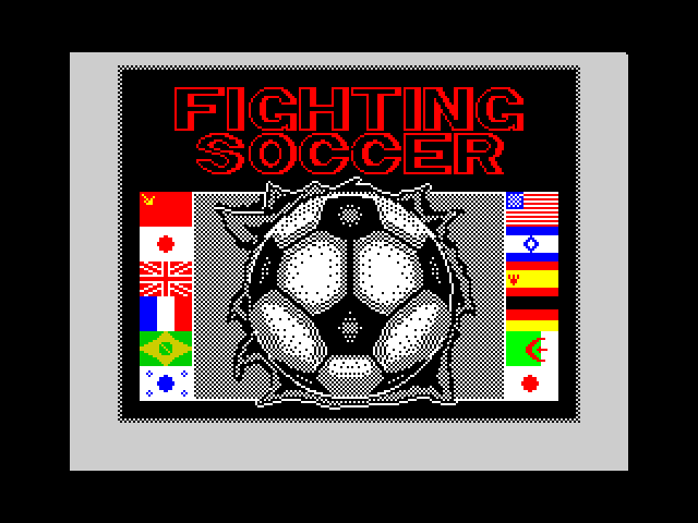 Fighting Soccer — ZX SPECTRUM GAME ИГРА