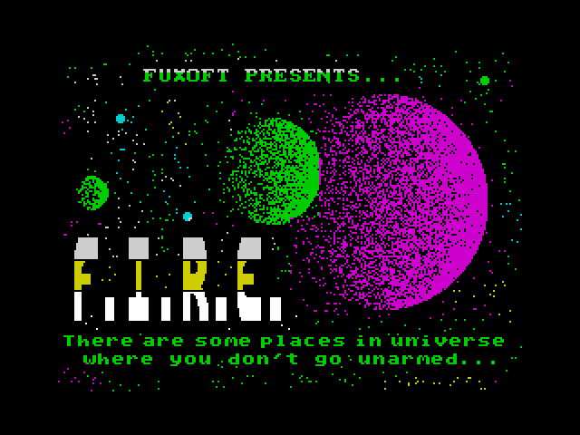 F.I.R.E. — ZX SPECTRUM GAME ИГРА