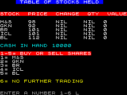 Millionaire — ZX SPECTRUM GAME