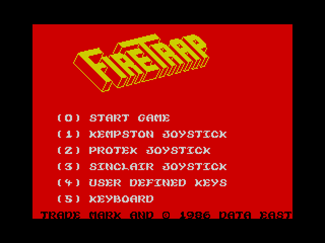 FireTrap — ZX SPECTRUM GAME