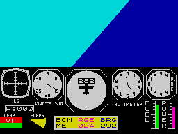 Flight Simulation — ZX SPECTRUM GAME ИГРА