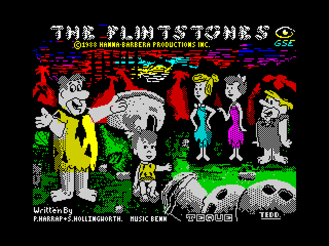 The Flintstones — ZX SPECTRUM GAME ИГРА