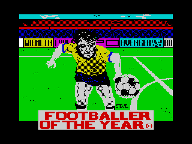Footballer of the Year — ZX SPECTRUM GAME ИГРА