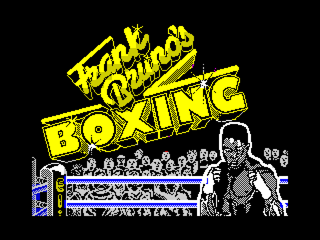 Frank Bruno's Boxing — ZX SPECTRUM GAME ИГРА