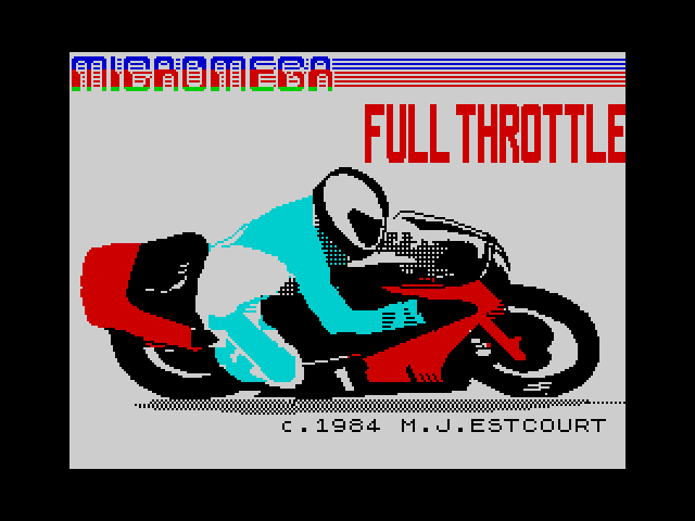 Full Throttle — ZX SPECTRUM GAME ИГРА