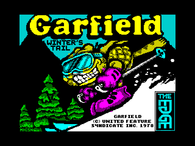 Garfield - Winter's Tail — ZX SPECTRUM GAME ИГРА