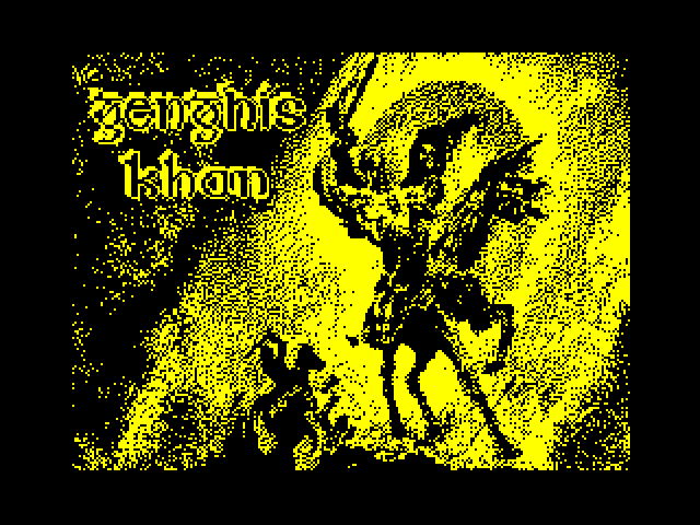 Genghis Khan — ZX SPECTRUM GAME