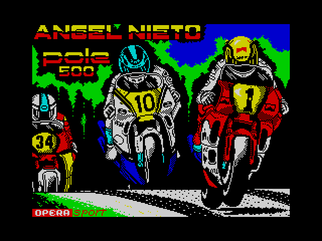 Angel Nieto Pole 500 — ZX SPECTRUM GAME ИГРА