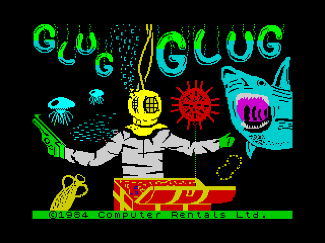 Glug Glug — ZX SPECTRUM GAME ИГРА