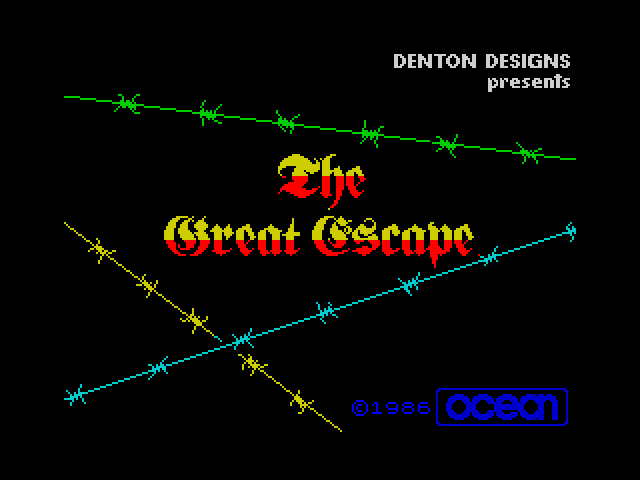 The Great Escape — ZX SPECTRUM GAME ИГРА
