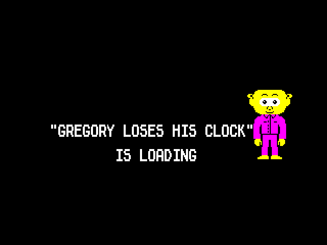 Gregory Loses His Clock — ZX SPECTRUM GAME ИГРА