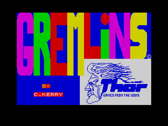 Gremlins — ZX SPECTRUM GAME ИГРА