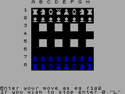 Spectrum Chess — ZX SPECTRUM GAME ИГРА