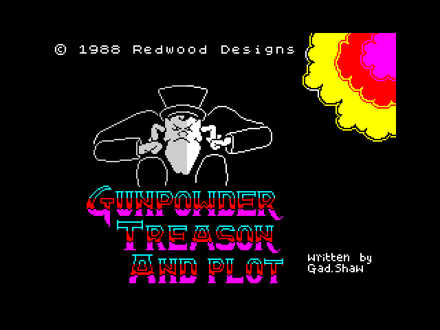 Gunpowder, Treason and Plot — ZX SPECTRUM GAME ИГРА