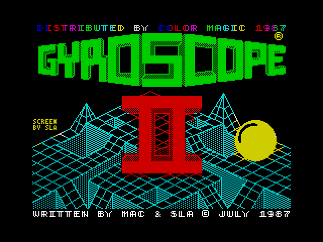 Gyroscope II — ZX SPECTRUM GAME