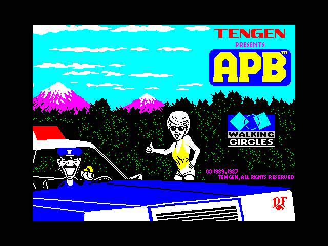 APB — ZX SPECTRUM GAME ИГРА