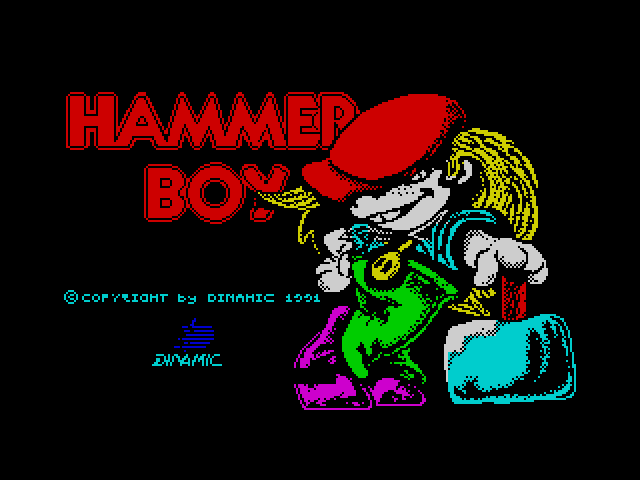 Hammer Boy — ZX SPECTRUM GAME ИГРА