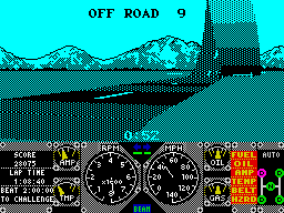 Hard Drivin' — ZX SPECTRUM GAME ИГРА