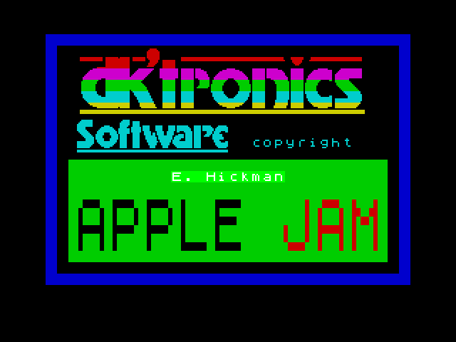 Apple Jam — ZX SPECTRUM GAME