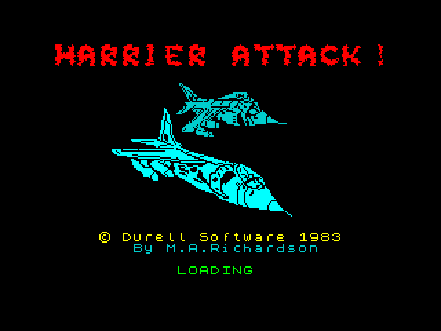 Harrier Attack! — ZX SPECTRUM GAME ИГРА