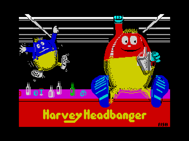 Harvey Headbanger — ZX SPECTRUM GAME ИГРА