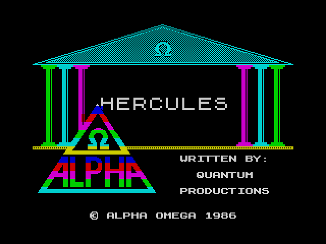 Hercules — ZX SPECTRUM GAME ИГРА