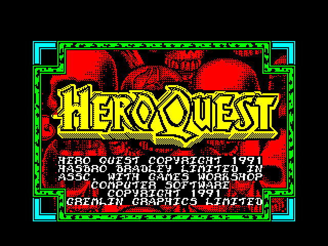 Hero Quest — ZX SPECTRUM GAME