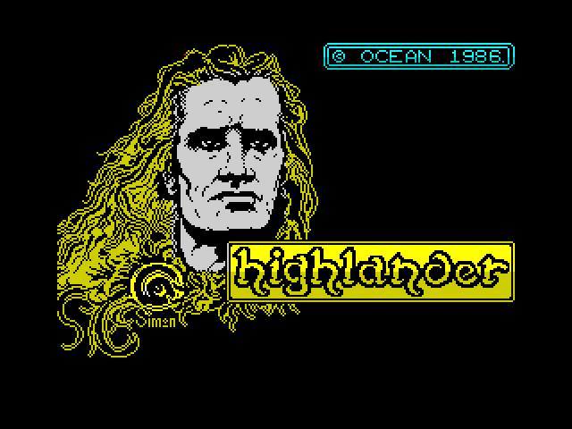 Highlander — ZX SPECTRUM GAME