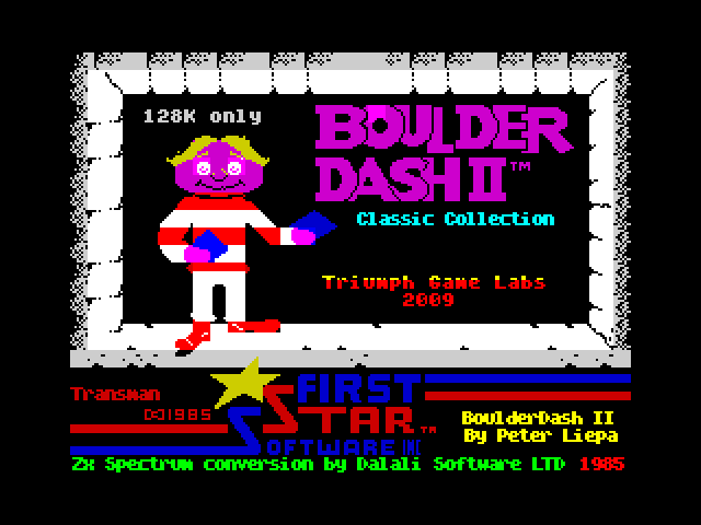 Boulder Dash 2 Classic Collection — ZX SPECTRUM GAME ИГРА